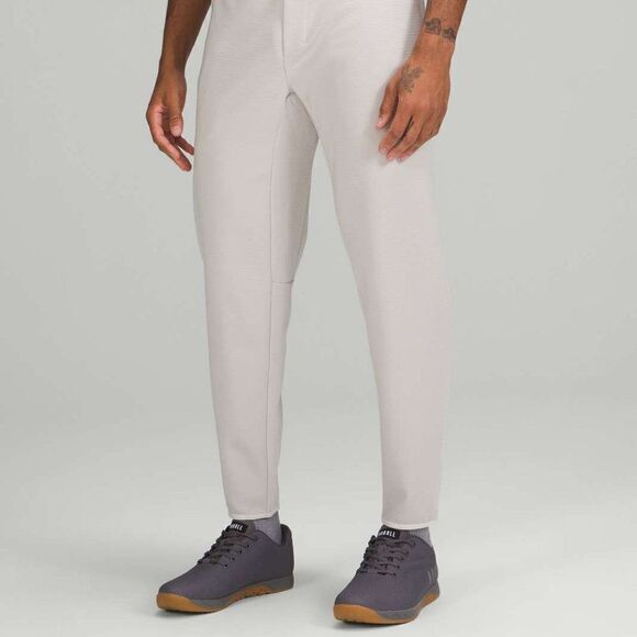 NWT Lululemon Men's GridLiner Fleece Jogger Heathered Dove Grey (Sm) - Picture 2 of 3